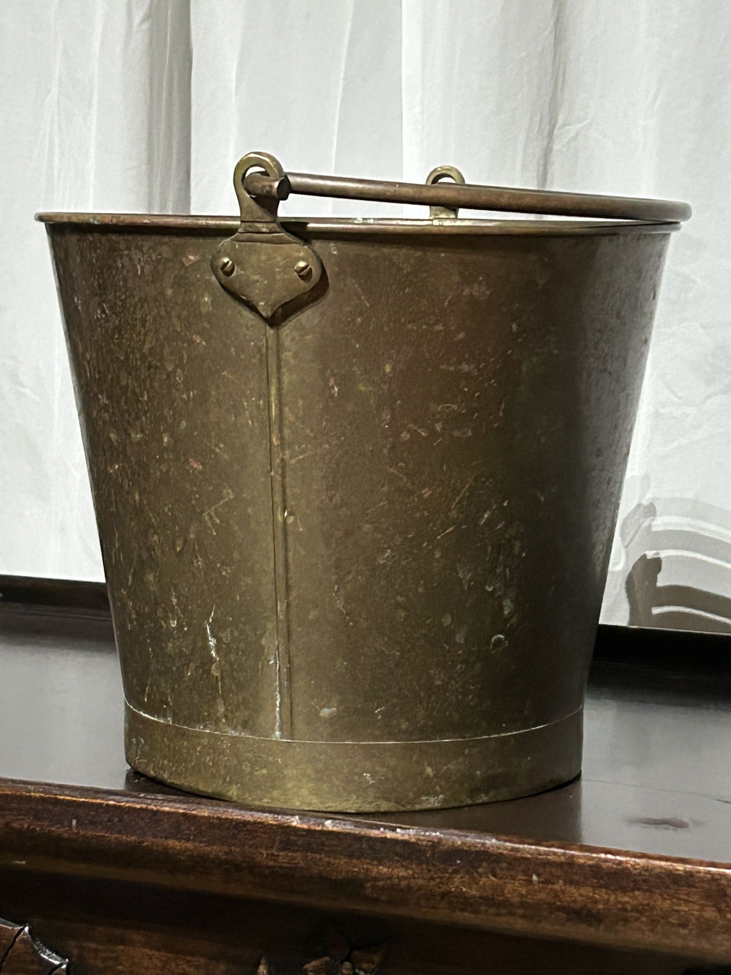 Vintage Brass Bucket