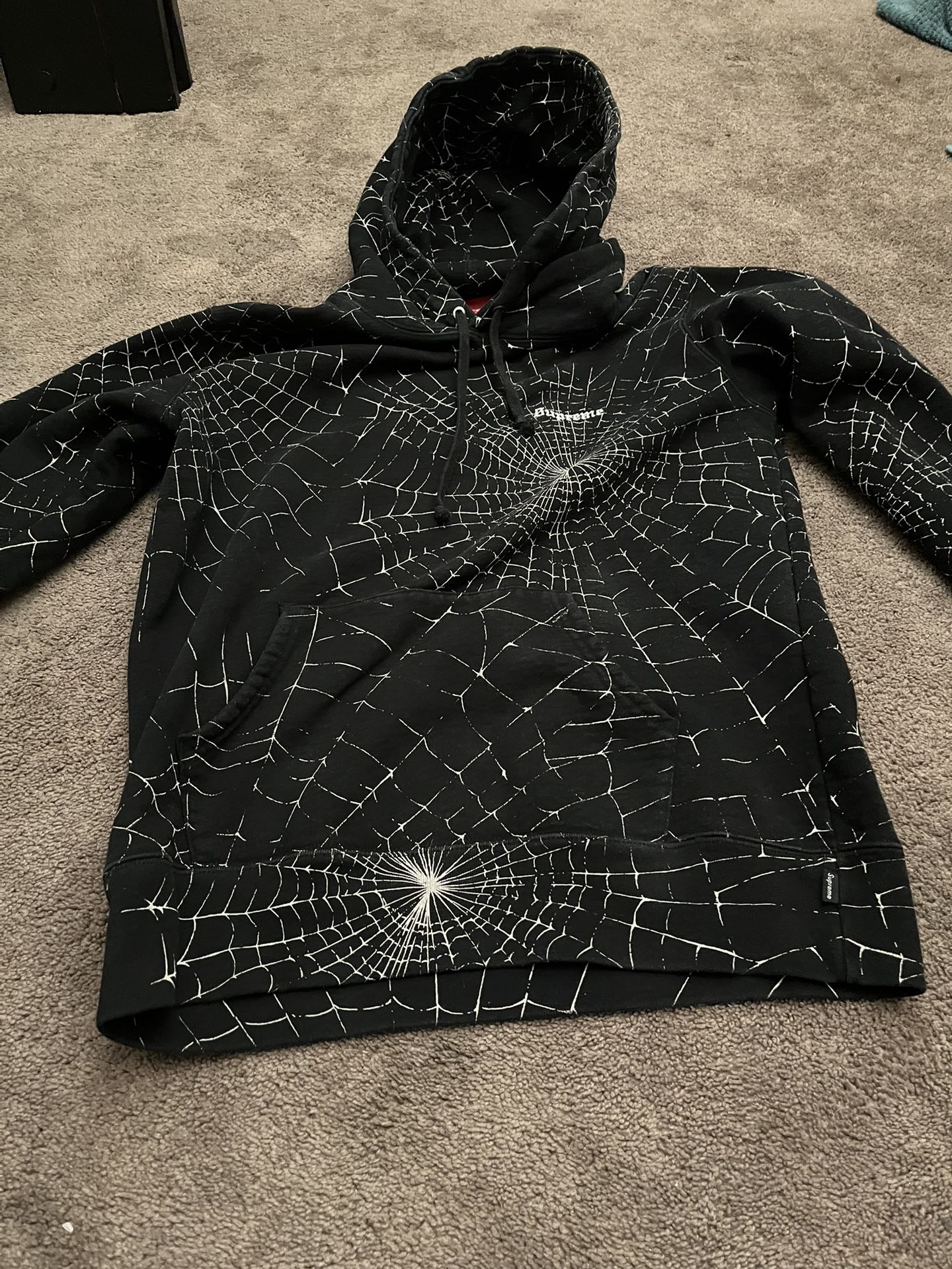 spiderweb supreme hoodie