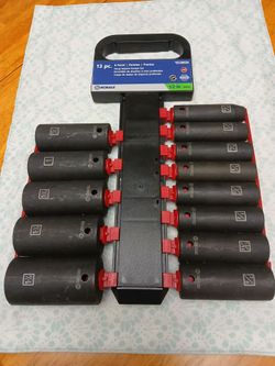 Kobalt american 13 pc 1/2 sockect set 7/16 to 1-1/4