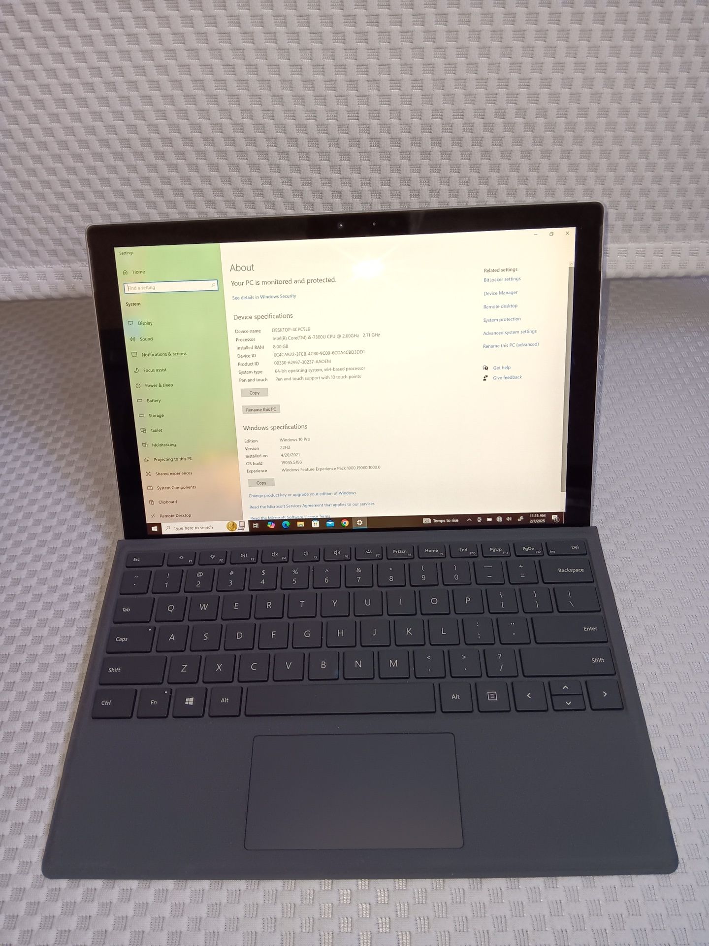 Microsoft Surface 5/ 13.5" Touch Screen