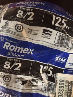 Romex 8/2 125ft