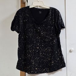 Gold Foil Dotted Shirt