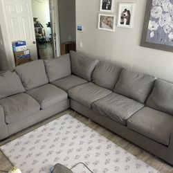 Living Spaces Sectional Couch