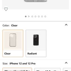 tech21 Evo Clear Phone Case for Apple iPhone 12 Pro with 10 ft. Drop Protection