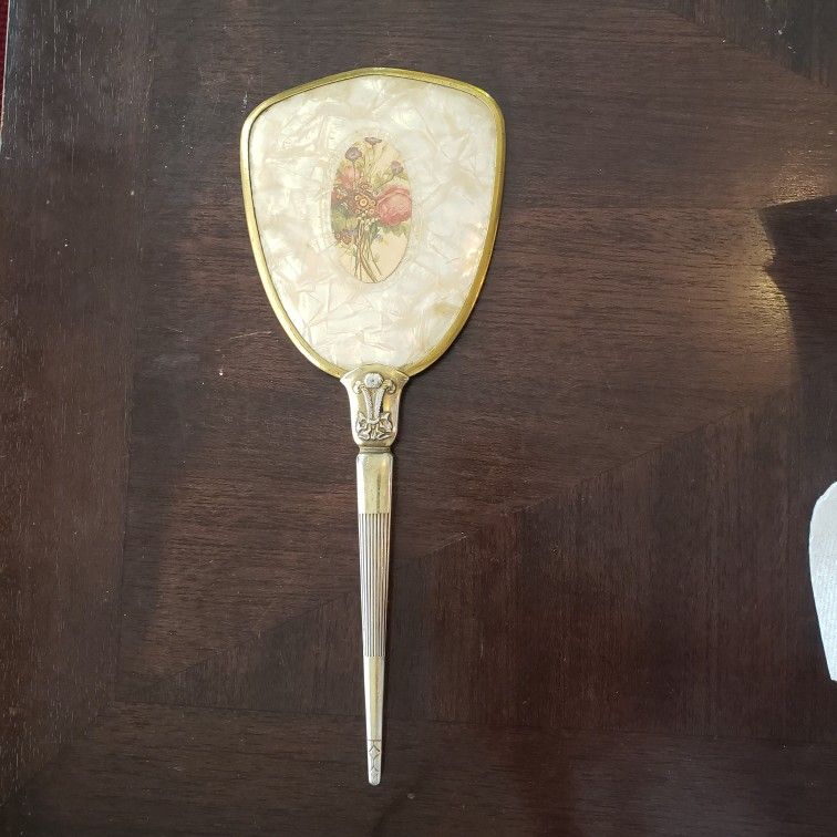 Vintage Hand Mirror Great Condition