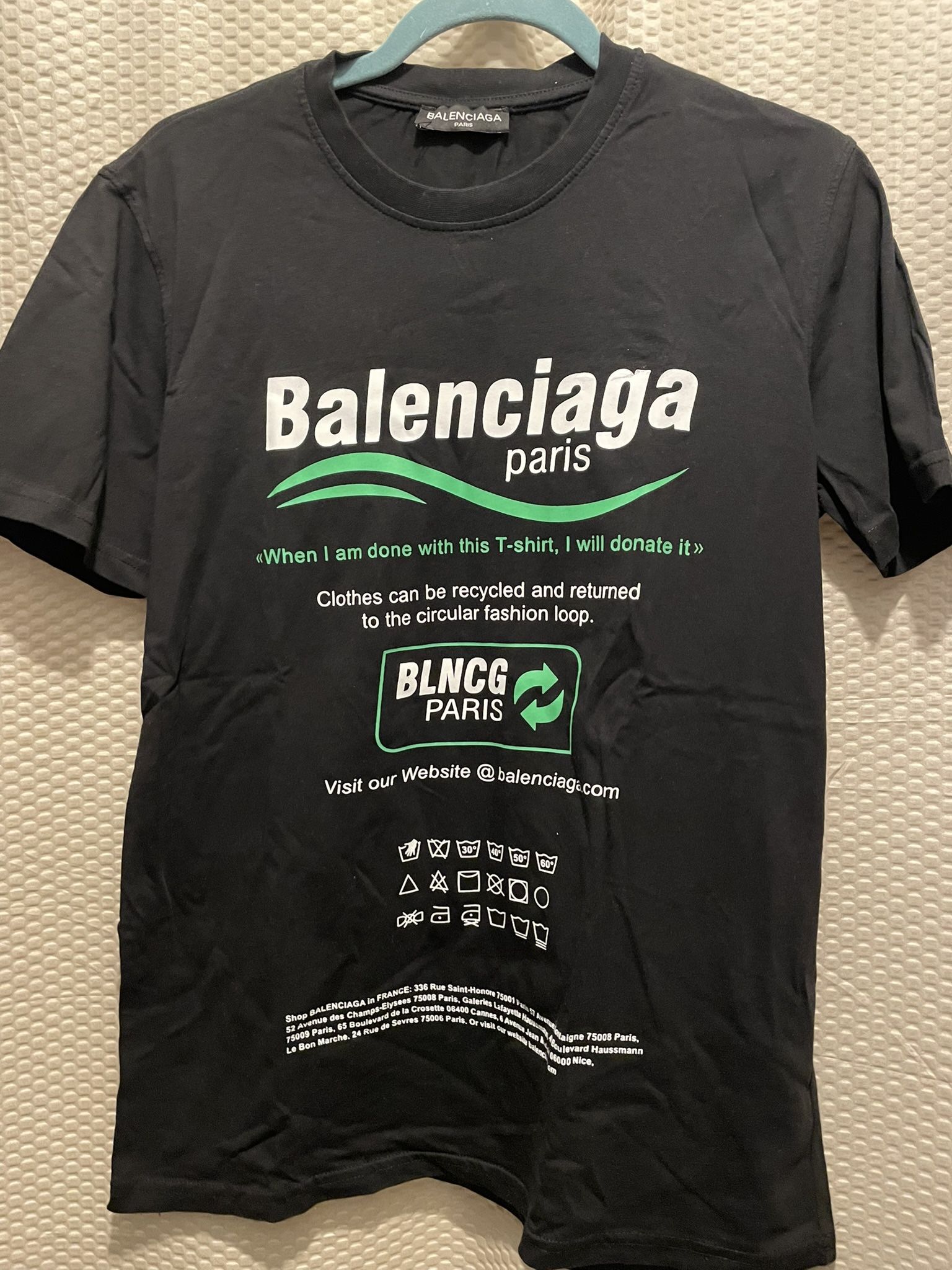 Balenciaga Men T-Shirt Size S
