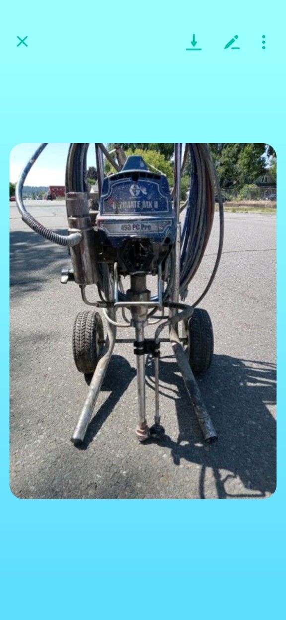 Graco Ultimate MX II 490 PC Pro Electric Airless Sprayer HiBoy