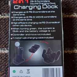 PS3 Charging Dock 2 In 1