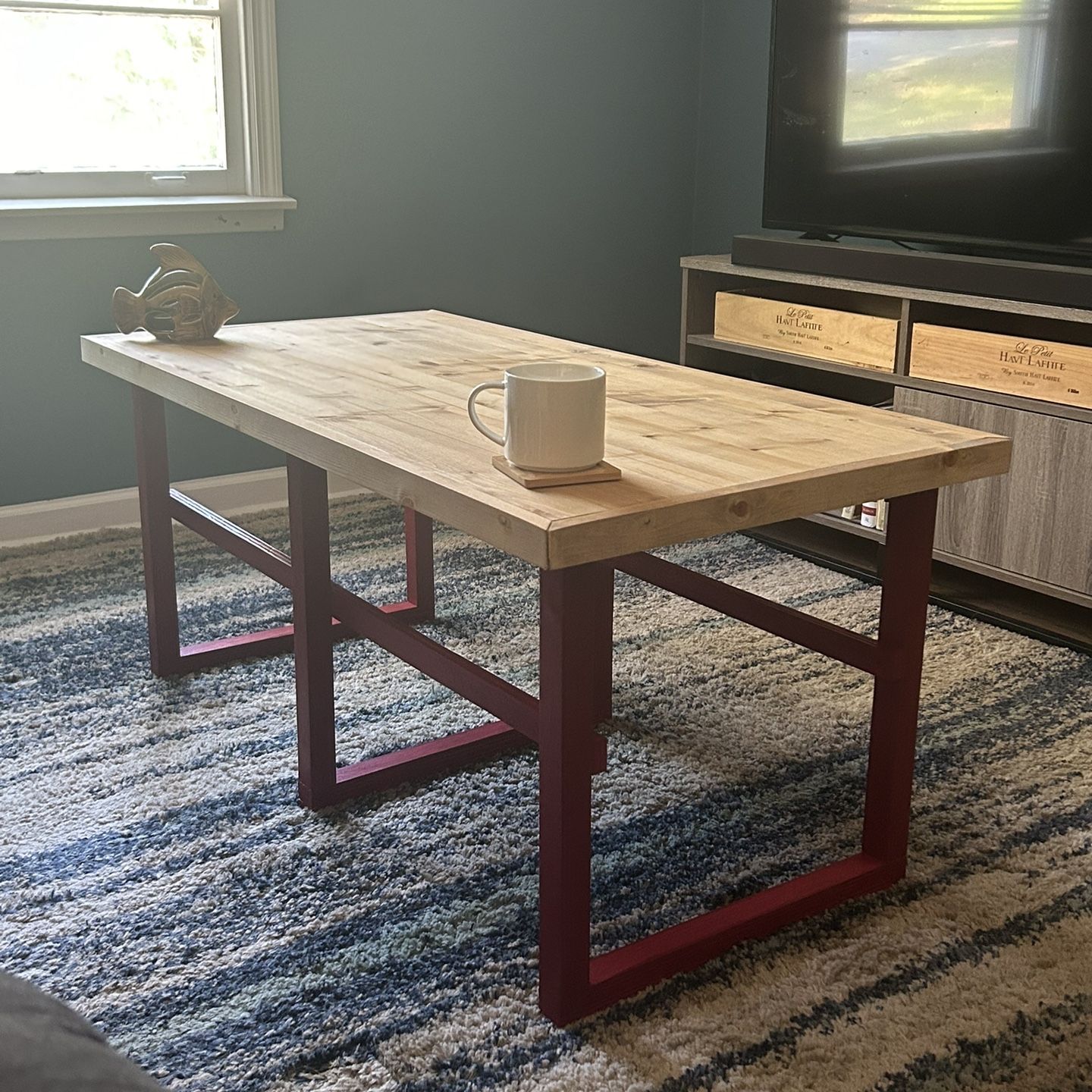 Custom Built Coffee / Tailgating Table 