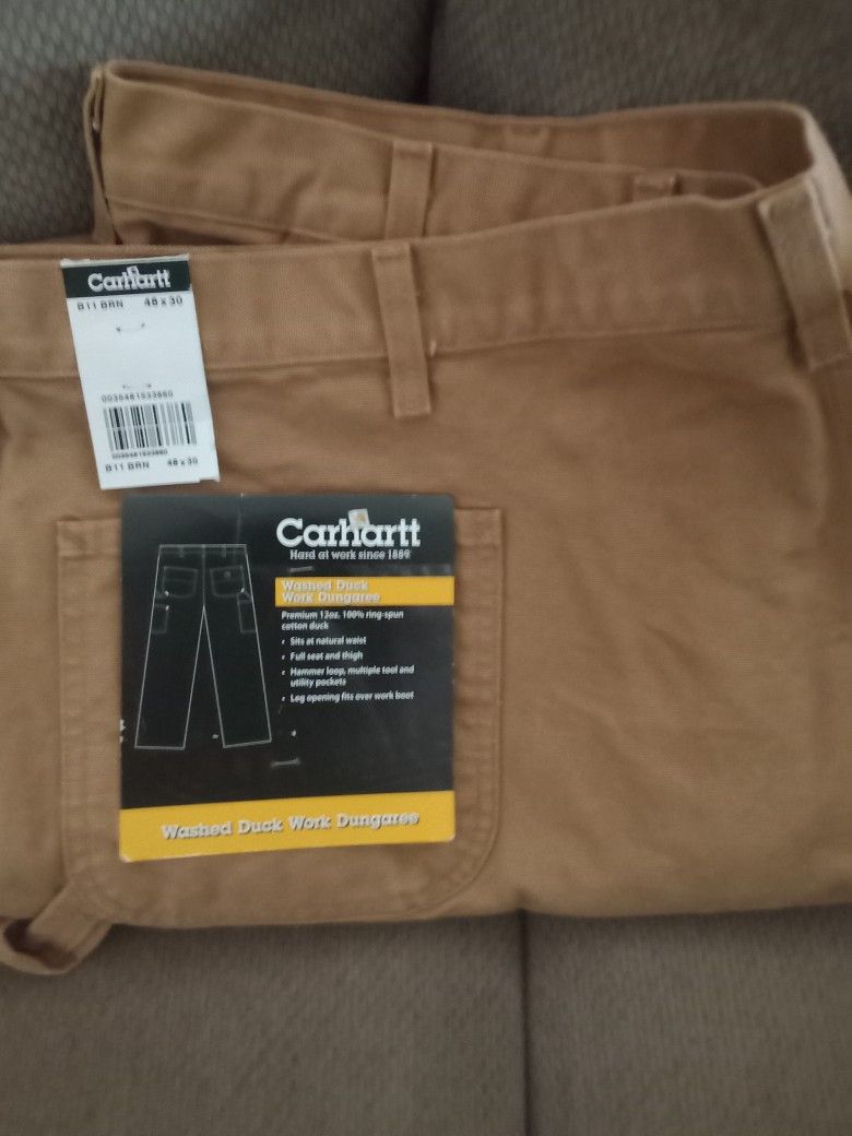 Carhartt Washed Duck Work Dungaree Pant