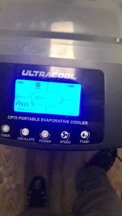 Ultracool cp70 portable evaporative cooler