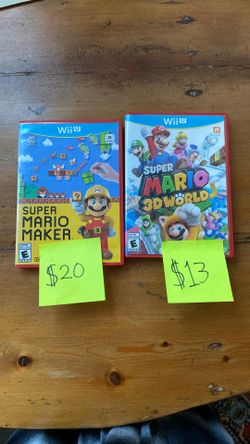 2 Different Priced Mario Wii U Games