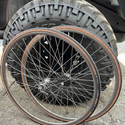 Vintage Tubular Profil Aero 700c Wheelset Dura-Ace 