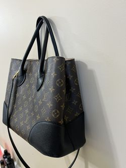 Louis Vuitton Flandrin Shoulder Bag Black/Brown Canvas