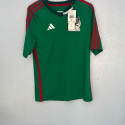 Adidas Performance Aeroready Mexico 2022-23 Youth  XL Home Tee Extra Large Youth