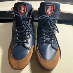 Men’s Ling & DI Leather/Suede Hi Top Sneakers Sz Eu 45, US 11.5