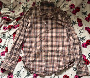 Perry Ellis Plaid Button-Down Shirt