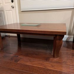 High quality wood coffee table