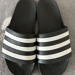 Adidas Unisex Adult Size 9 Comfort Slide Sandals Barely Used