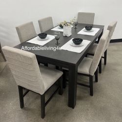7 Pc Dining Table Set Brand New In Box
