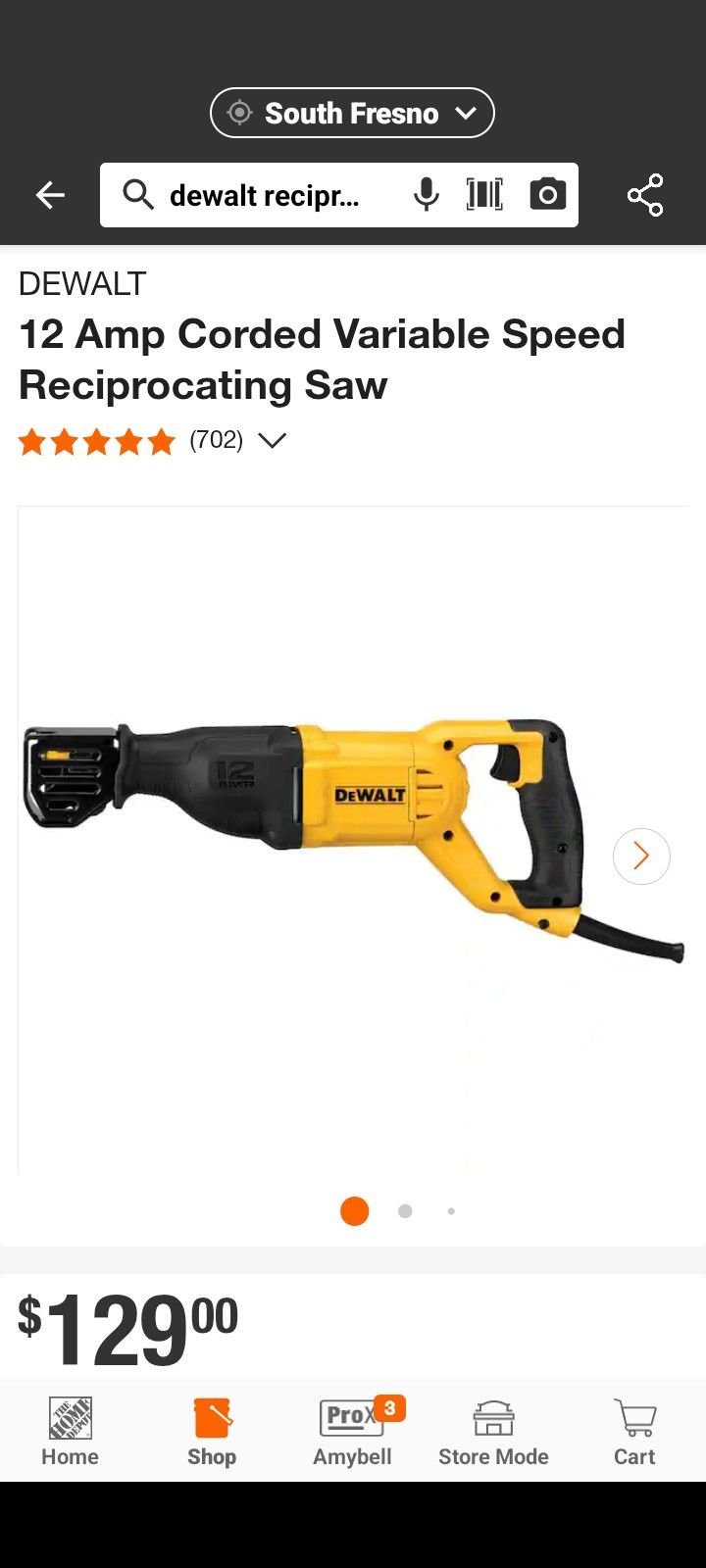 Brand new DeWalt Reciprocating Saw