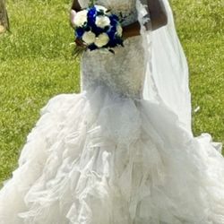 Couture Wedding Dress For Sale  4,000