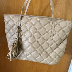 Bebe Quilted Tote Bag