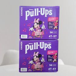 Flash Sale! Huggies Girls Pull Ups 4T-5T Baby Diapers 56ct