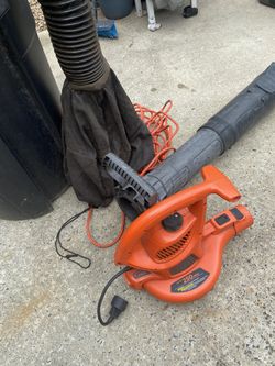 Black & Decker Electric Leaf Picking Up System / Moving Must Go