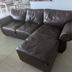 Leather Couch 