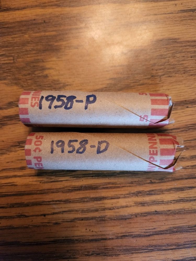 1958 Wheat Pennies 