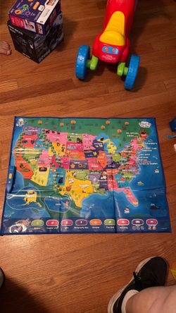 Qiaojoy Interactive USA Map for Kids