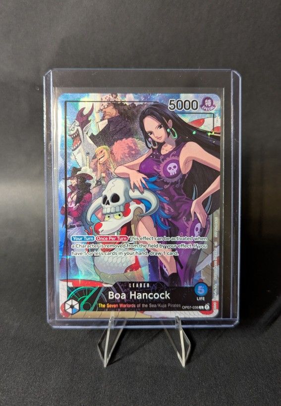 One Piece TCG OP07-038 Boa Hancock PSA March 2025 PSA Magazine Promo Exclusive