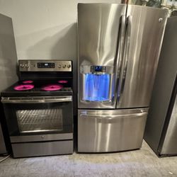 Refrigerator And Stove GE 