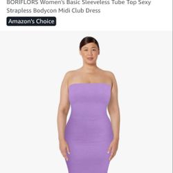 Tube Top Bodycon Dress
