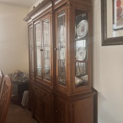 Alexander Julian Mid Century Dining Room Table And Hutch