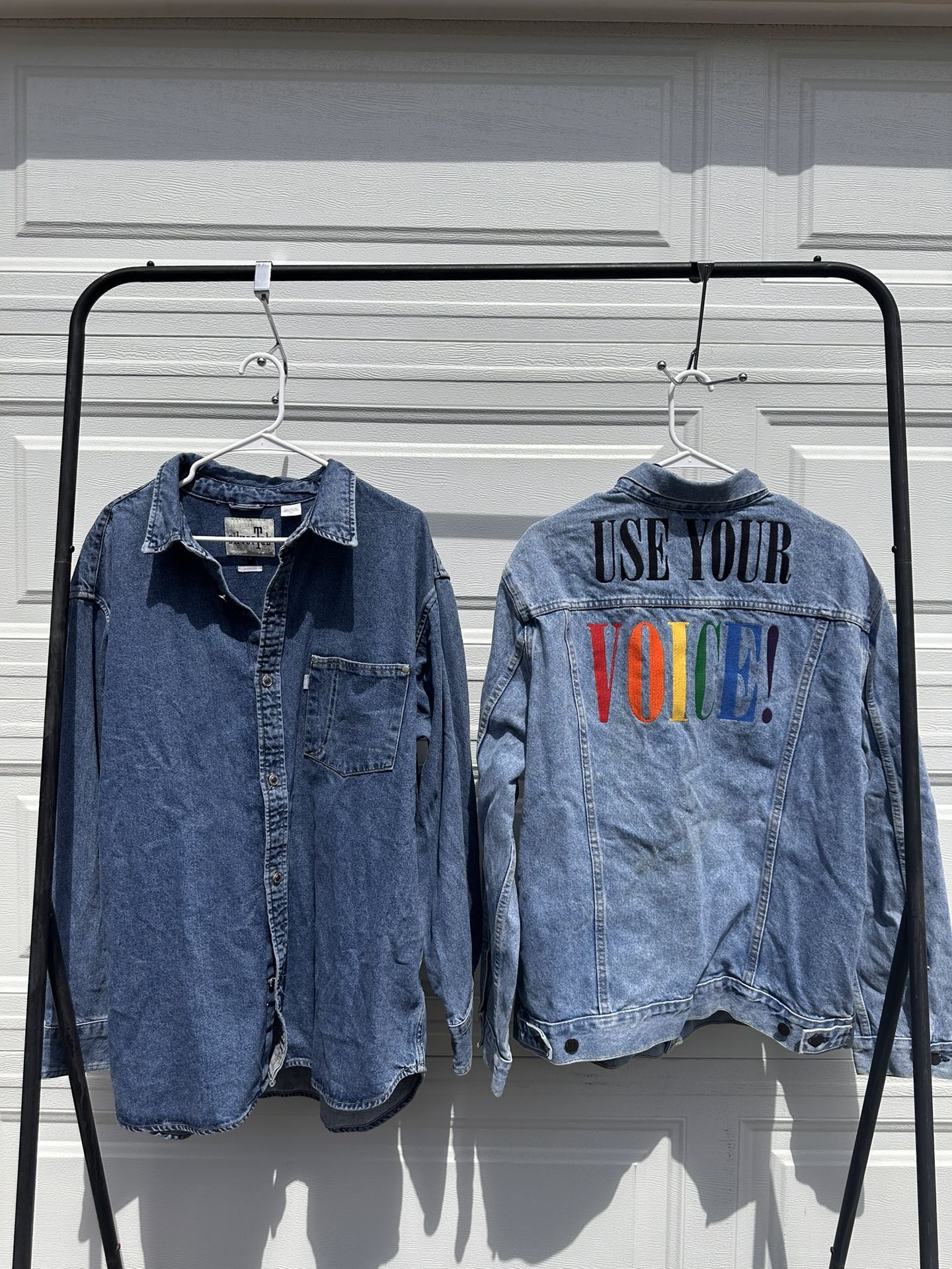 Levi’s SilverTab Denim Shirt And Pride Jacket