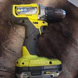 Ryobi ONE+ HP 18V Brushless 1/2 in. Drill/Driver w/ 2Ah Battery
