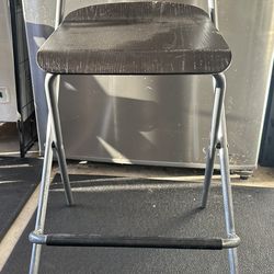 Counter height folding chair