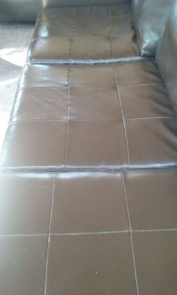 Leather couch
