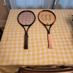 Two Tennis rackets