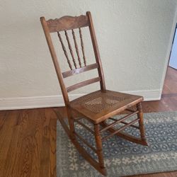 Antique Child Size Rocking chair 