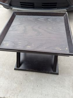 Black End Table