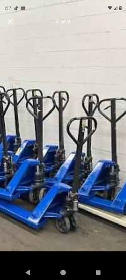 Lots of different Sizes of Pallet jacks $199-399