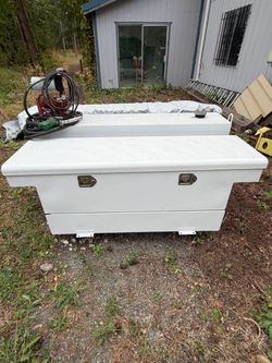 Diesel Fuel Tank with attached tool box