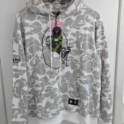 Inter Miami x Bape 30th Anniversary Hoodie Black Pink Grey Camo