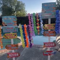 Summer Luau Party Decoration,