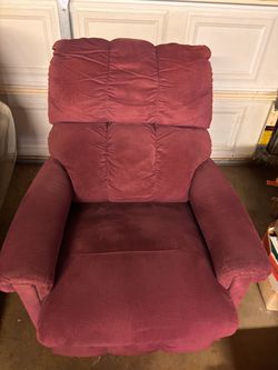 Sillón Reclinable La-Z-Boy Original – Color Burdeos / Vino