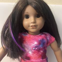 American Girl Doll Luciana Vega With 2 Outfits