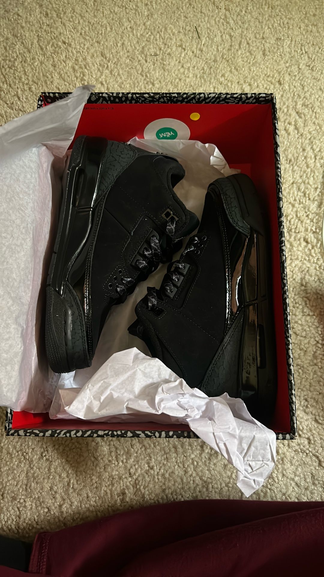 Black Cats Air Jordan’s 3 Retro